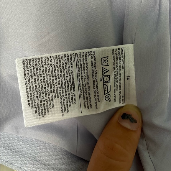 NWT Banana Republic Lilac Blazer size 14 - Picture 7 of 11